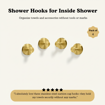 Golden Suction Hooks